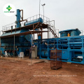 Waste Engine Oil Crude Oil Pyrolysis Oil Refining Plant Distillation Machine To Diesel